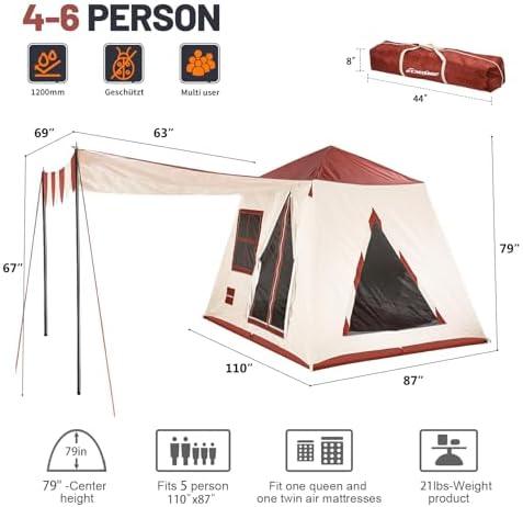 Discover Our comfortable echosmile Camping ⁤Tent Experience